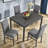 Dochas Dining Table Sets Included One Rectangular Table And 4 Chairs-105705824-105705826-105705831