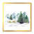 Toile avec cadre photo doré