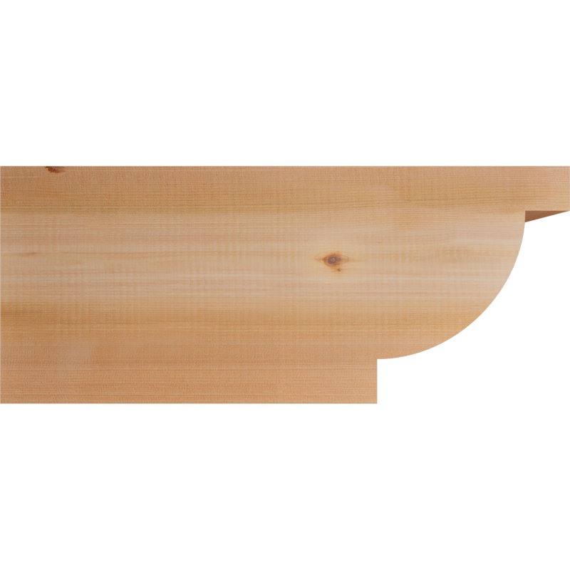 5 1/2"W x 10"H x 24"L Alpine Smooth Rafter Tail, Western Red Cedar, Western Red Cedar, 10" H x 24" W x 5.5" D