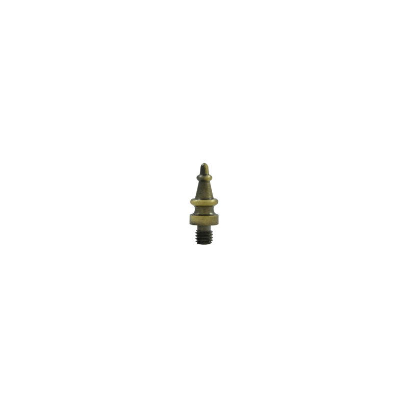 Steeple Center Hinge Tip, Antique Brass