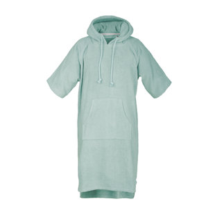 Cotton Terry Cloth Above Knee Bathrobe