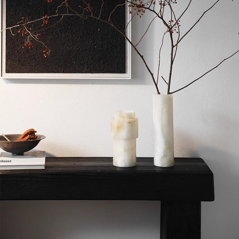 Console rétro en bois massif minimaliste, H 31,5 po x l 55,12 po x P 11,81 po