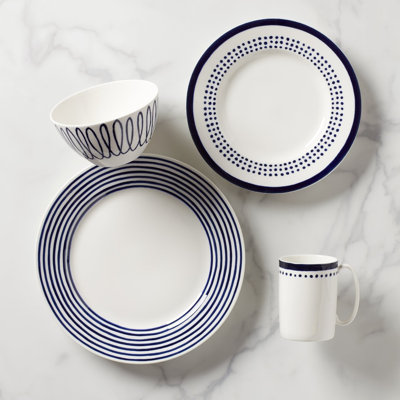 Charlotte Street Piece Porcelain China Dinnerware Set