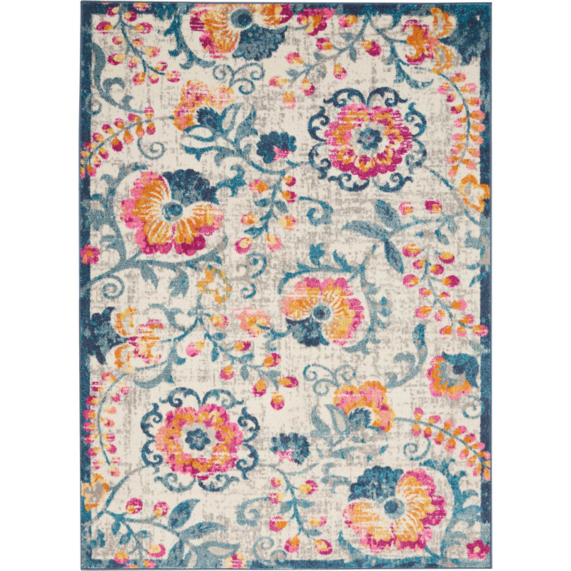 Tapis ivoire Augusta, Rectangle 5 pi 3 po x 7 pi 3 po