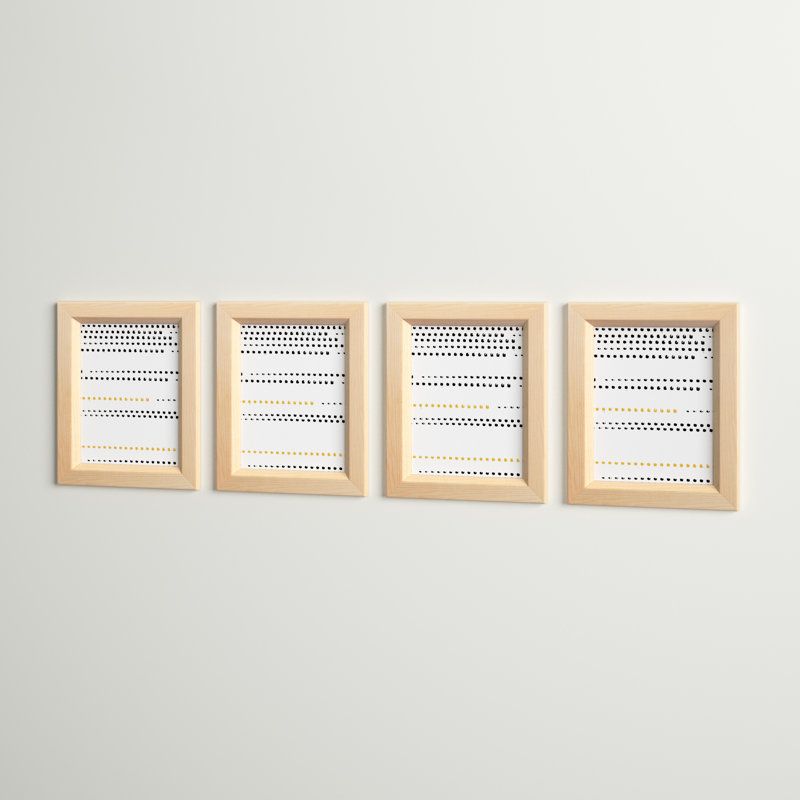 Daelan Beveled Picture Frame, Light Brown, 12" x 18"