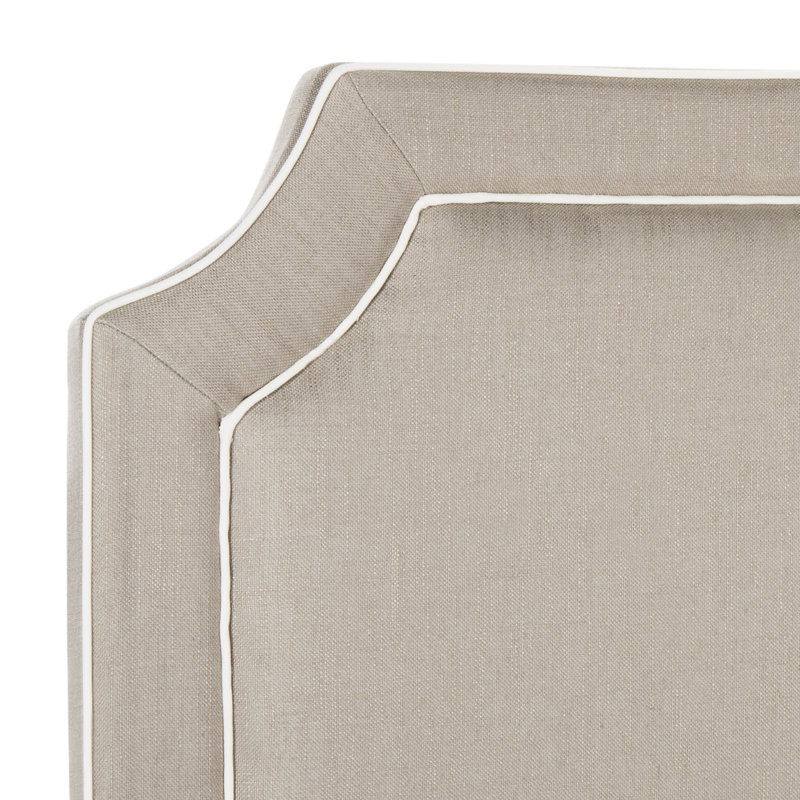 Cloverdale Upholstered Panel Headboard, Queen, Oyster