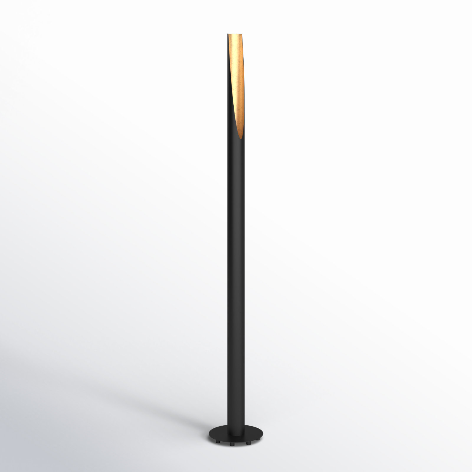 Axis 54'' Floor Lamp, Black/Gold