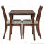 Ensemble de table de salle à manger ronde, table de salle à manger pliante en bois et chaises rembourrées, conception compacte pour petits appartements et salles à manger-1632532957-1632532947