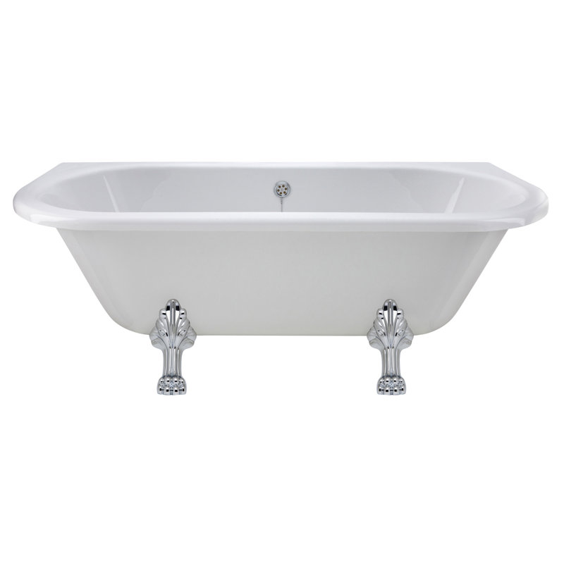 Kenton 1700mm x 750mm Soaking Acrylic Bathtub