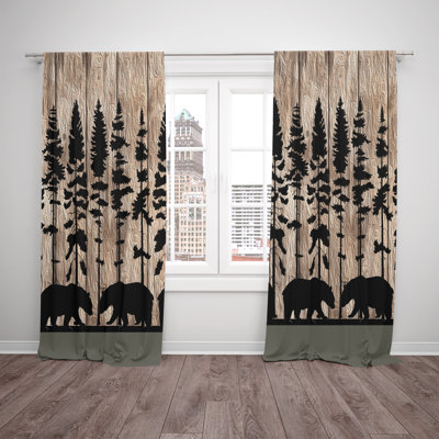 Semi Sheer Curtain Pair