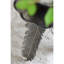 Table d'appoint en aluminium avec motif de feuille aspect argenté antique