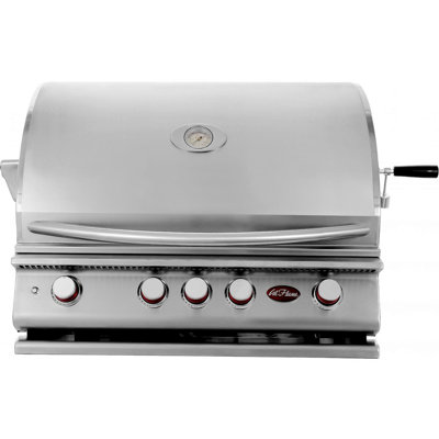 Cal Flame 4 - Burner Built In Liquid Propane Gas Grill