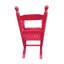 Chaise à bascule rose rouge pour - convient n'importe où à l'intérieur ou à l'extérieur. Dossier en bois franc massif facile à utiliser.