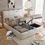 Metal Ottoman Storage Bed