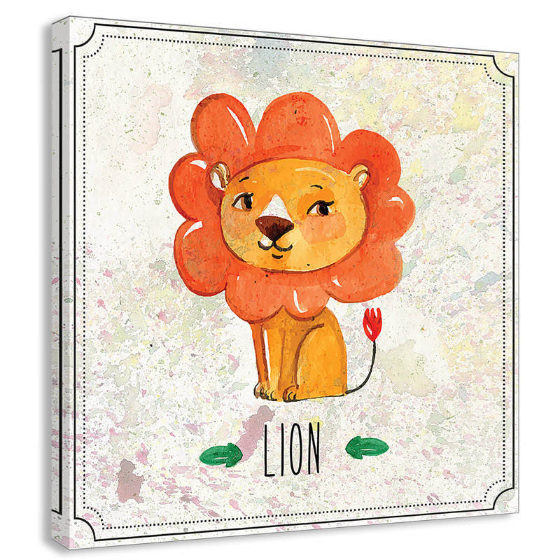 Impression sur papier Jungle Day 1 ', Canevas, H 12 po x l 12 po x P 1,5 po