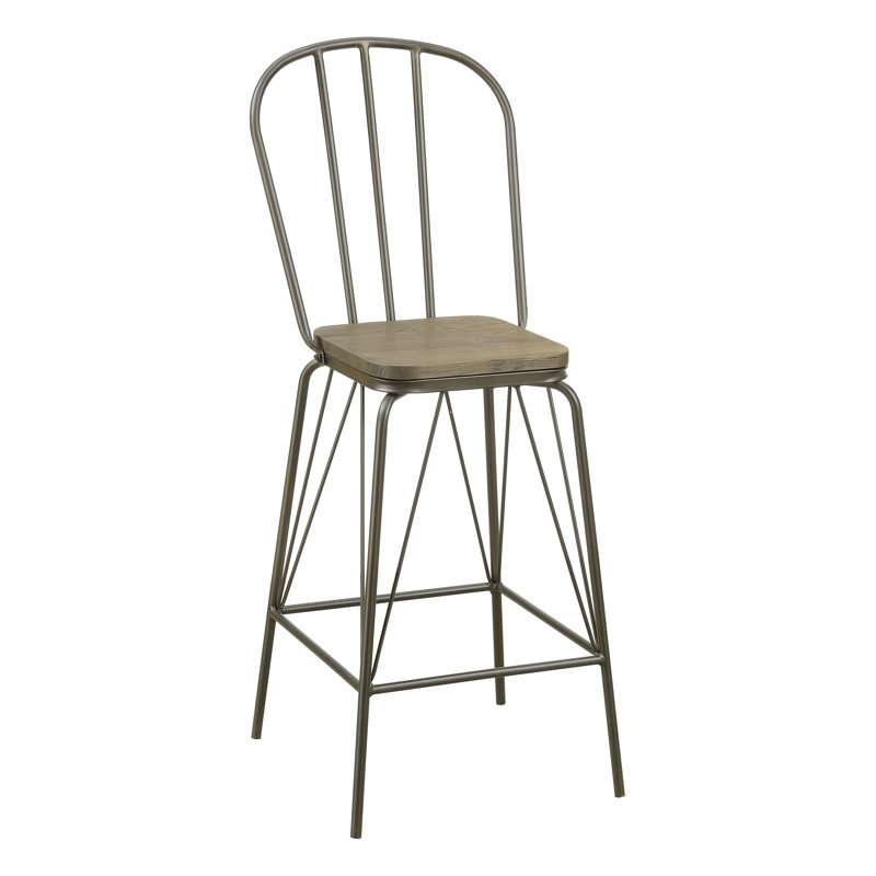 Hardnett Bar & Counter Stool, Bronze, Counter Stool (26" Seat Height)
