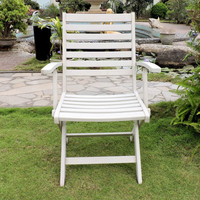 Erkerd Wood Outdoor Folding Dining Armchair