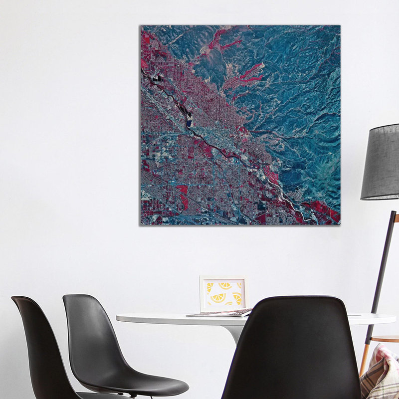 Boise, Idaho 1 Piece Wrapped Canvas Wall Art, 93.98 cm H x 93.98 cm W x 1.91 cm D