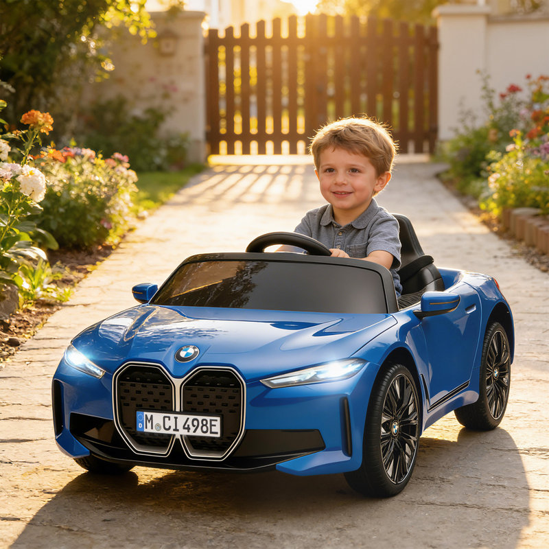 Colvard Zoomie Kids Battery Powered Ride On with Remote Control, Blue