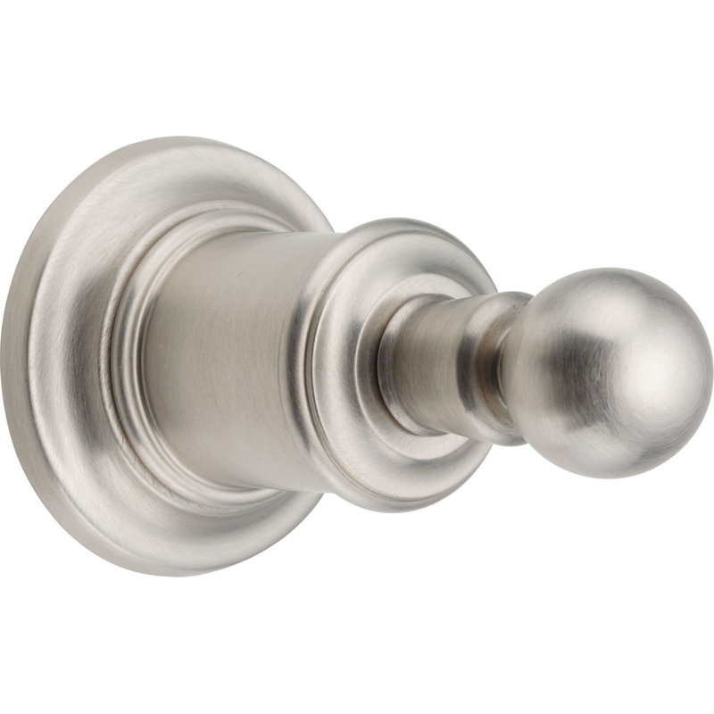 Miramar Single Robe Hook, Satin Nickel