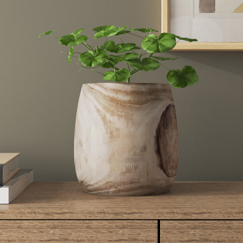 Joss & Main Marina Wood Pot Planter & Reviews | Wayfair