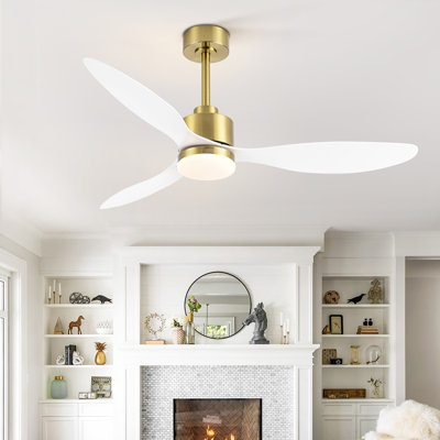 Loritta 3-Blade Ceiling Fan with Light