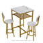 Table de bar, équipée de 2 tabourets de bar-124235573-124235574-124235575