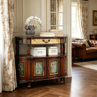 American Painted Entryway Console Table