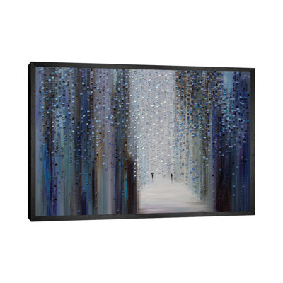 Touch Of The Rain by Ekaterina Ermilkina - Floater Frame Painting on Canvas