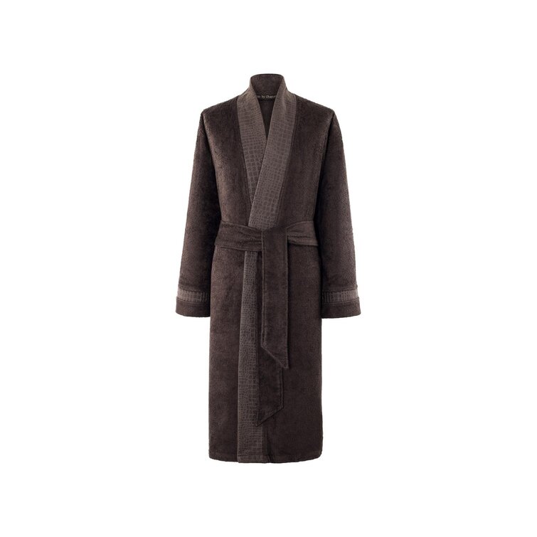 Togas Cotton Blend Terry Cloth Mid-calf Bathrobe 