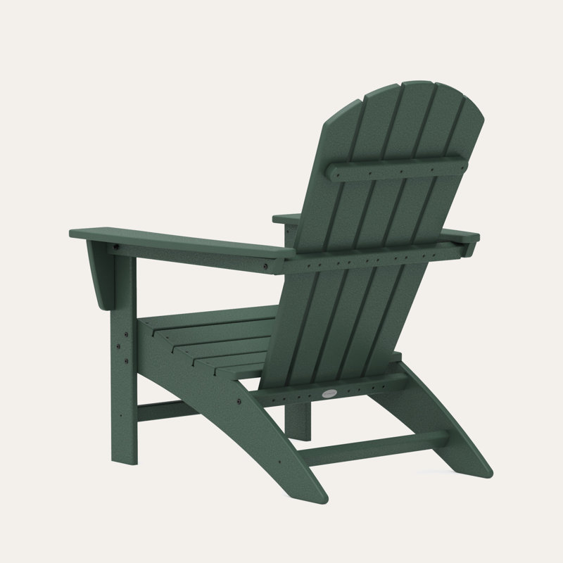 POLYWOOD Nautical Adirondack Chair, Green