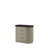Gray Linen & Beige Nightstand