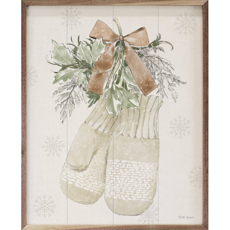Simple Season V Mittens par Beth Grove, L 16 po x H 20 po