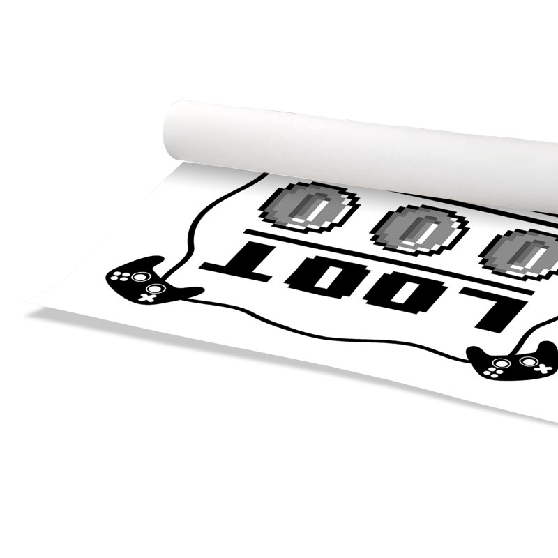 Impression sur papier Loot Hoarder Kids, H 31 po x l 31 po x P 1 po, Papier