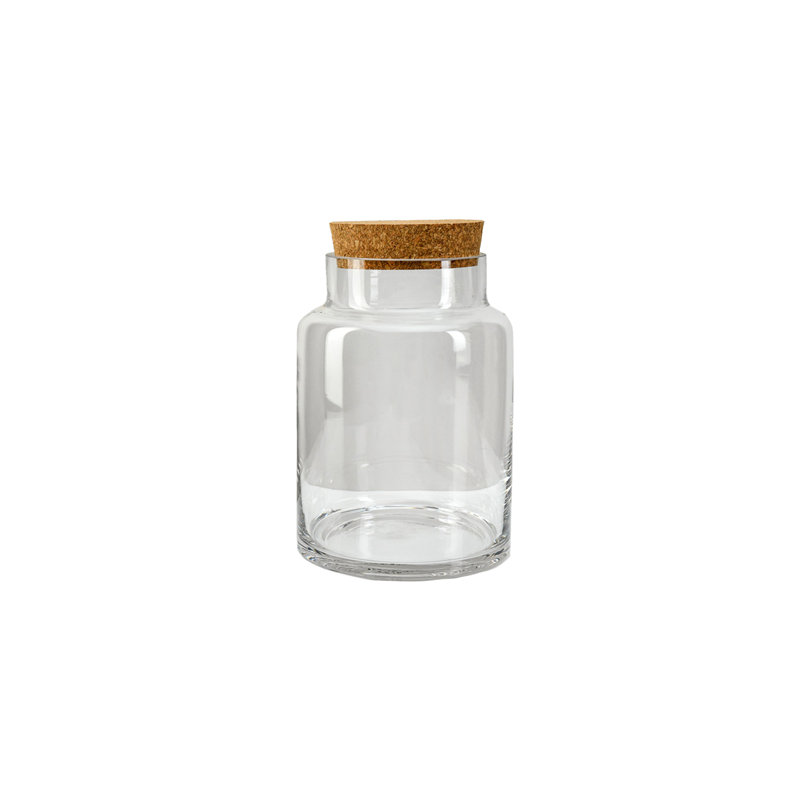 Vase de table en verre Crustal