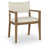Cream Linen Textured Fabric