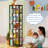 Fortis 54"H x 15.8"W x 15.8"D Rotating Bookcase, Coner bookshelf-933582473-933582472