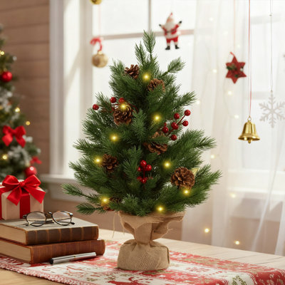 1.87' H Artificial Pine Christmas Tree