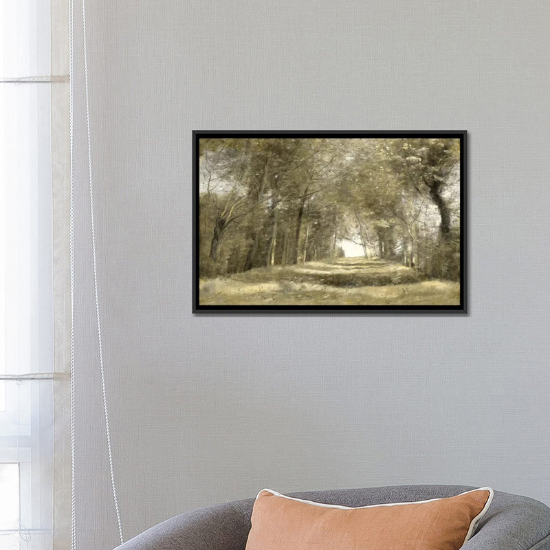 «Shading Path II», impression sur toile, H 18 po x l 26 po x P 1,5 po, Black Framed Canvas, Pas de tapis