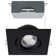 4" Square Adjustable Trim Selectable Color Temperature Dimmable Air-Tight IC Rated LED Canless Recessed Lighting Kit