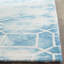 Tapis géométrique en laine / coton touffeté à la main Dip Dye-420452325