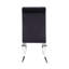 Ensemble de 2 chaises d'appoint rembourrées en tissu