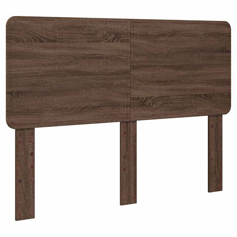 Panel Headboard, Queen, Brown Oak