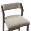 Tabouret de comptoir rembourré en velours Patricia-111807615-111807629