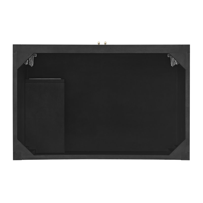Myrrin 36'' W Single Bathroom Vanity Base, Black