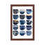Pretty Blue Coffee Cups I - Single Picture Frame Print on Canvas-453072945-453072956