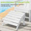 Chaise Adirondack avec repose-pieds en polyéthylène haute densité (PEHD) Horfield-1468921406