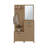 Hall Tree, 2 Doors, 1 Drawer, 1 Shelf, 1 Mirror