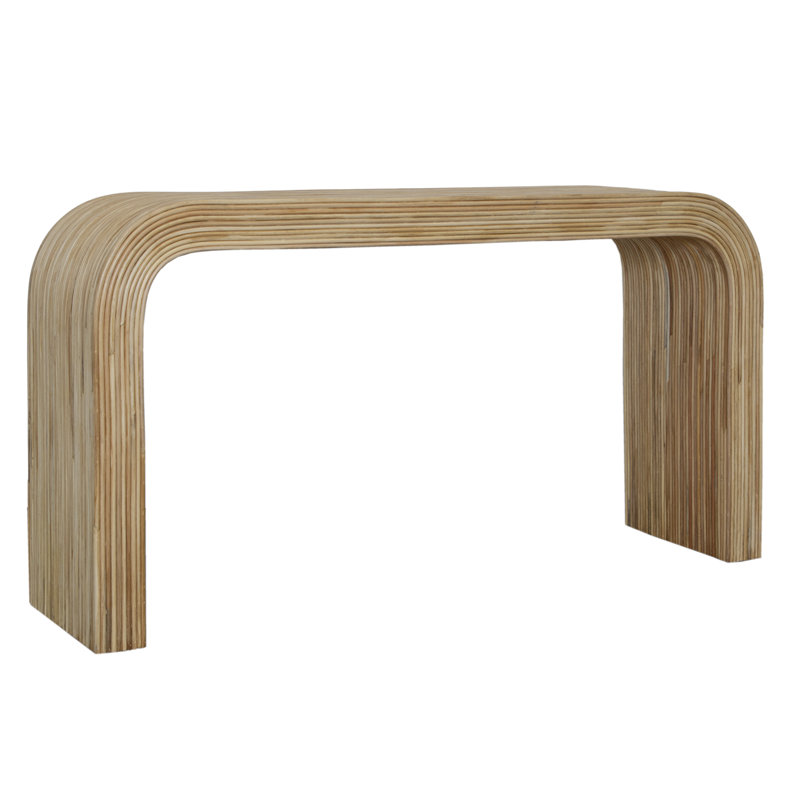 Bahia 60'' W Console Table, Brown/Natural
