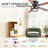 52-inch Flush Mount Ceiling Fan with Remote-1928604797